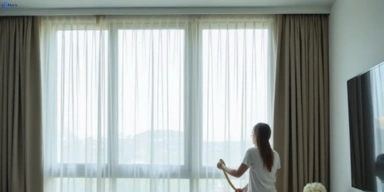 Delicate sheer drape cleaning mount-pleasant-vic Matty Curtain Cleaning